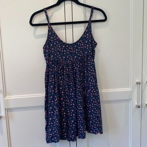 Casual Dress- Blue/Pink